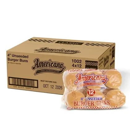 Americana Seeded Burger Buns 4"
