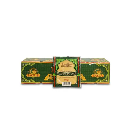 Laila Madras Poppadom (60x200g)